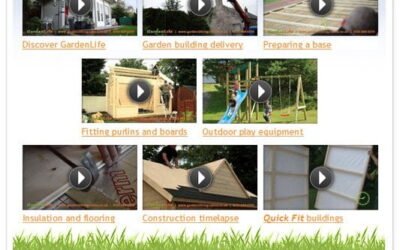 Garden building contruction video guides now online