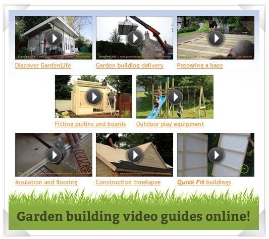 Garden building contruction video guides now online