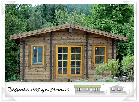 Bespoke log cabin design