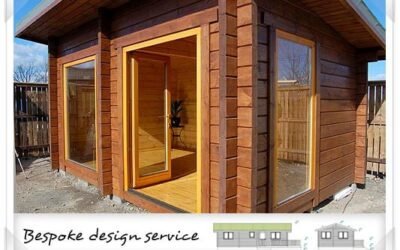 Unique garden office design
