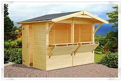 Flat pack garden drinks bar