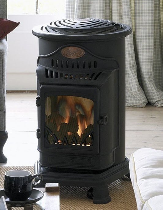 Heat a garden room with a gas stove