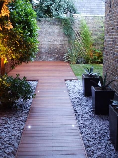 Classic garden decking BBQ and patio area