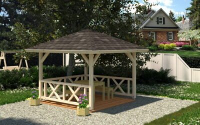 Garden design ideas for garden buildings