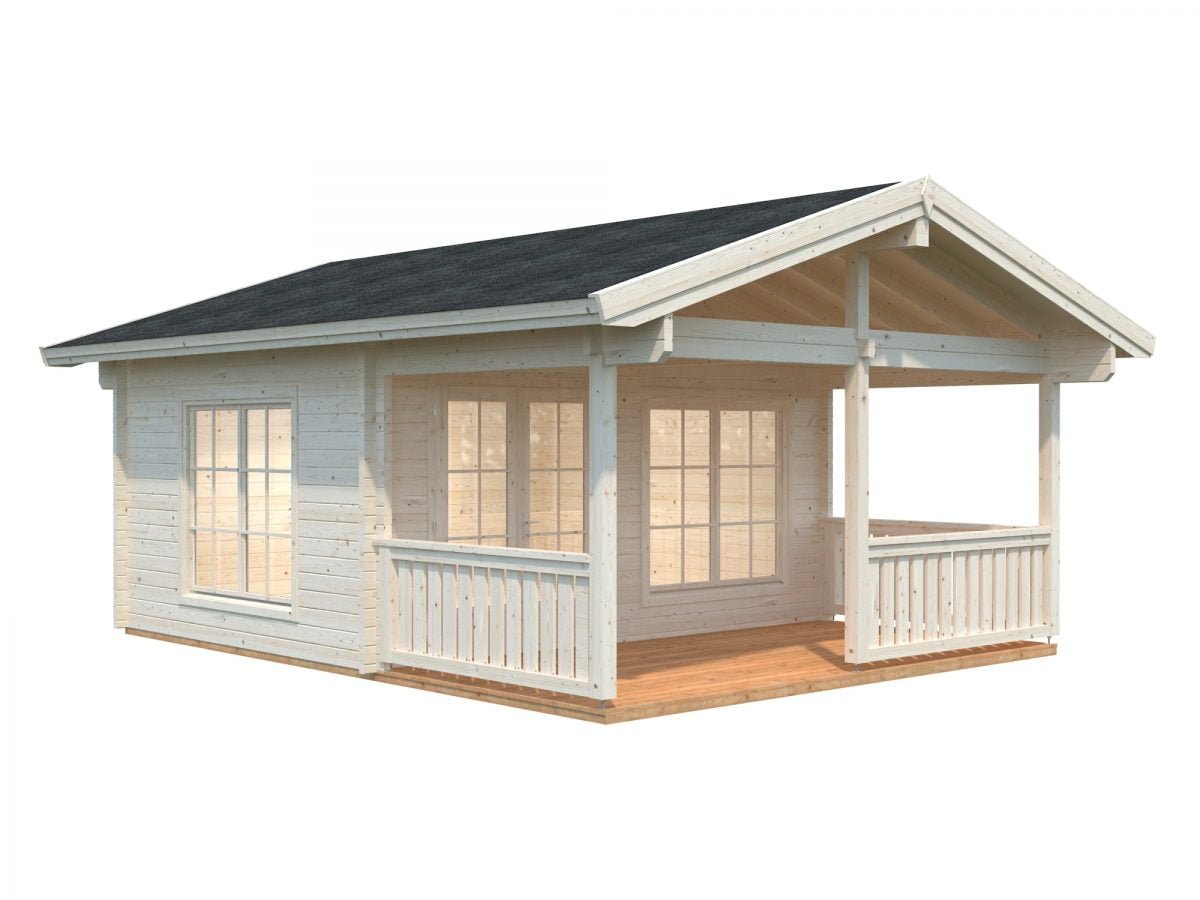 Agneta (18.8 sqm + 12.5 sqm) summer house with veranda