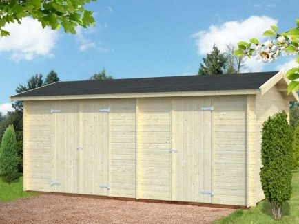 Jari (14.5 sqm) large two room timber shed