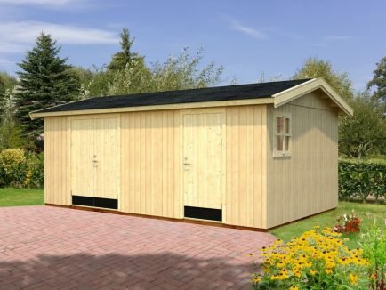 Olaf (16.9 sqm) large two room timber workshop