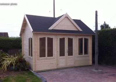 Claudia (11.5 sqm) clockhouse style summer house