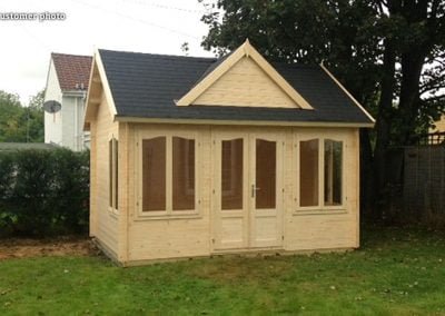 Claudia (11.5 sqm) clockhouse style summer house