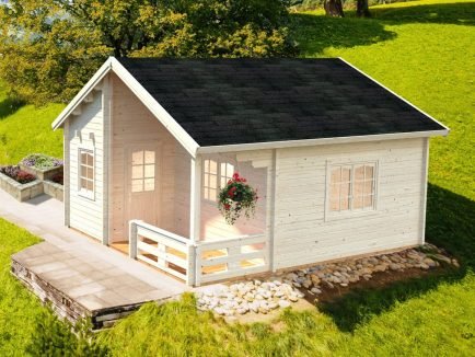 Emily (40.1 sqm + 5.2 sqm) log cabin holiday chalet