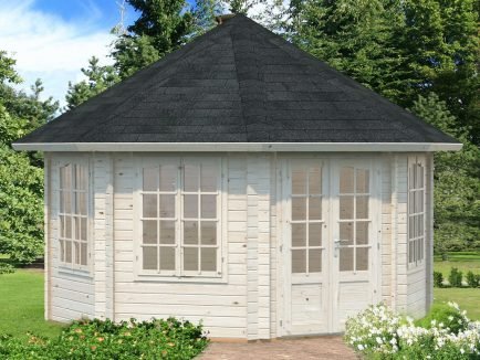 Hanna (14.1 sqm) large octagonal summer house