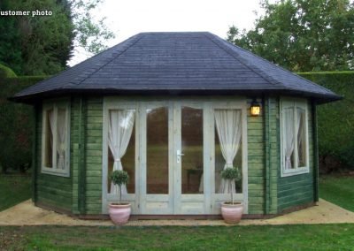 Hanna (20.3 sqm) large timber garden pavilion