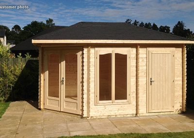 Melanie (10.7 sqm) summer house with separate storage